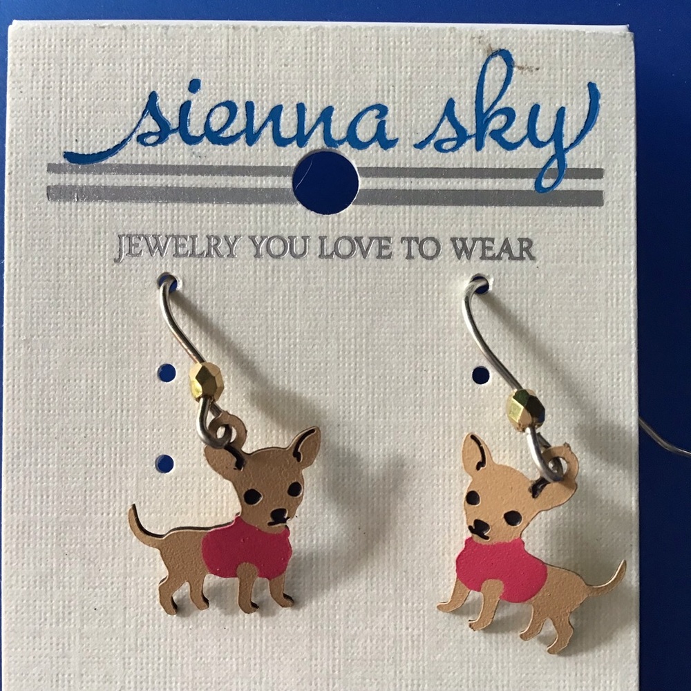Sienna Sky Chihuahua Earrings